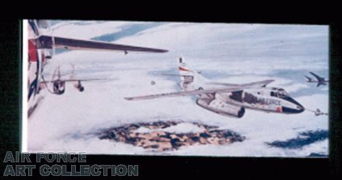 B-66S REFUELING OVER ENGLAND